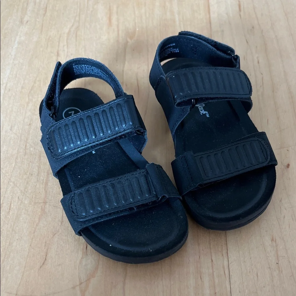 Cat & Jack Black Kids Sandals